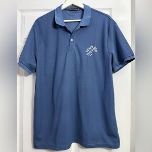 BNWOT Louis Vuitton Classic Blue Fashion Polo Shirt